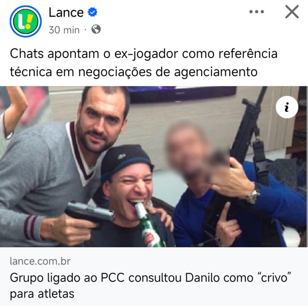 Danilo Ligado ao PCC? Eu desisto
