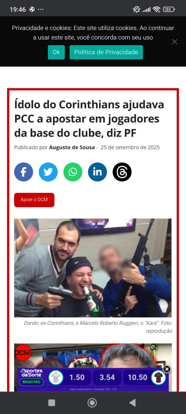 N�o tem um que se salva...
