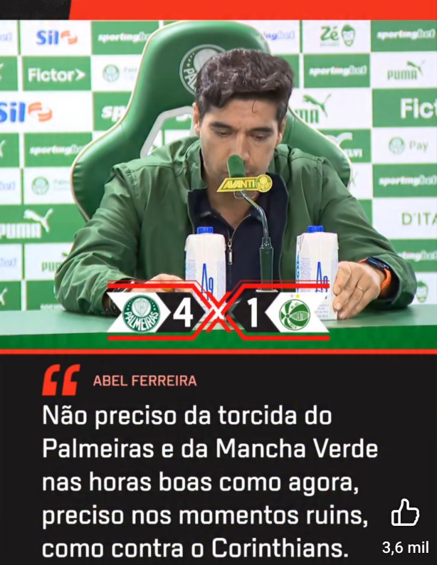 T� querendo treinar o Corinthians...