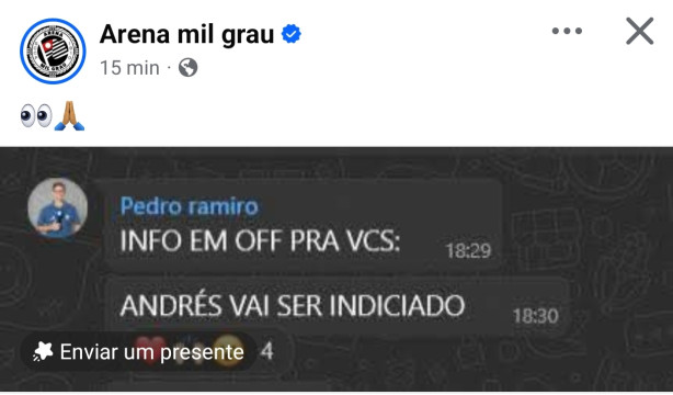 Ser� que procede? Andr�s indiciado