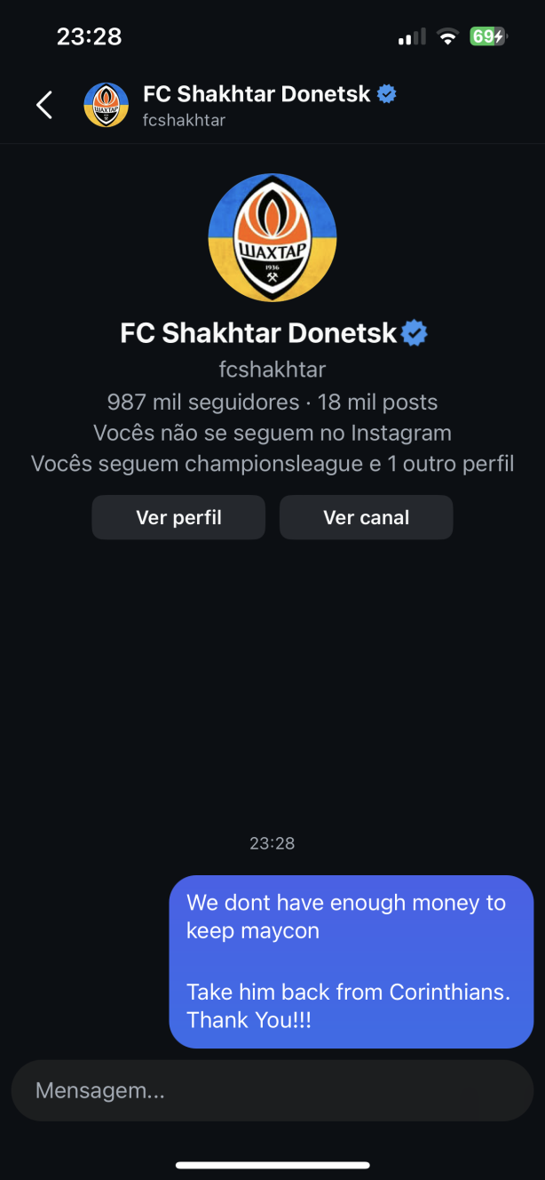 Minha parte eu j� fiz!
