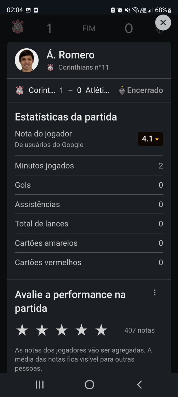 Romero e sua displic�ncia quando joga