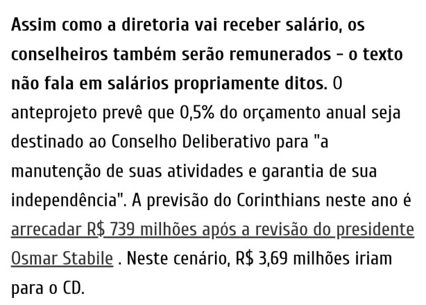 0,5% do or�amento para os conselheiros?