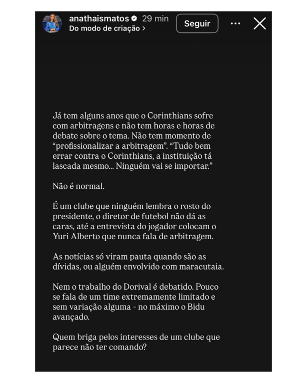 Ana Tha�s Matos foi cir�rgica!