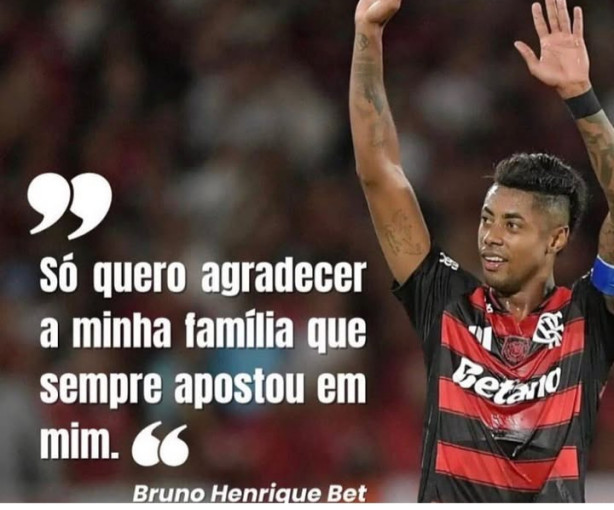 Bruno Henrique se pronunciou...