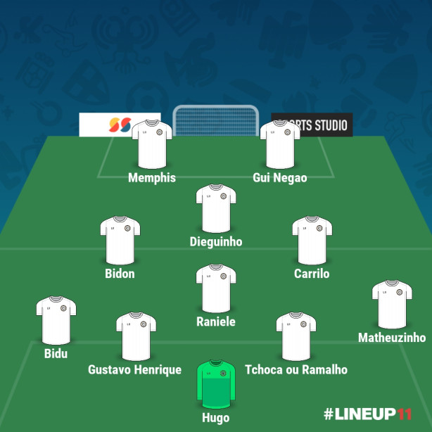 A escala��o pra semifinal contra o Cruzeiro