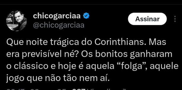 A real do jogo de hoje.