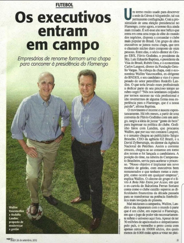 Olha quem mudou o Flamengo