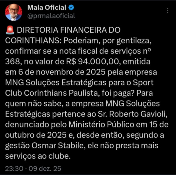 Se comprovado, isso aqui � grav�ssimo!