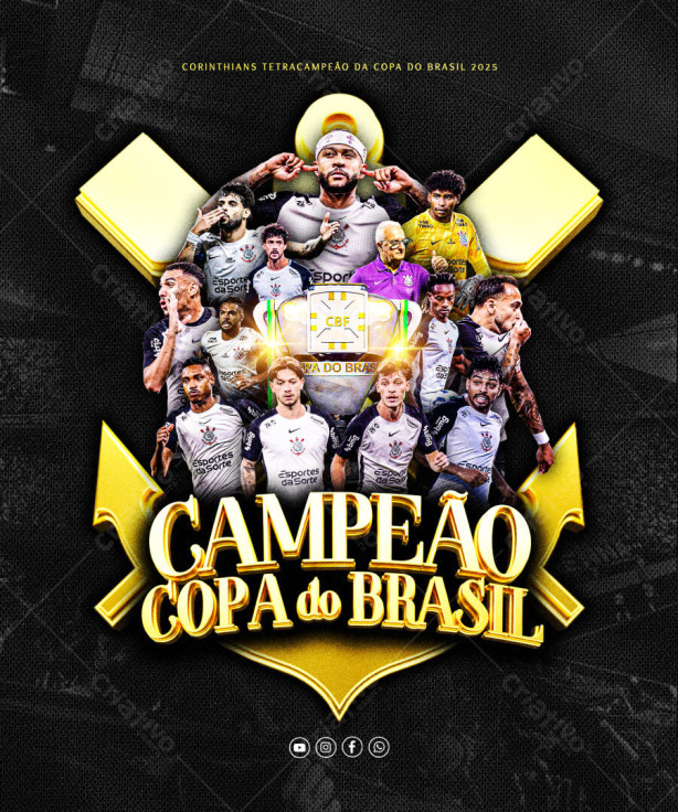 Voc�s tem ideia do que foi esse t�tulo da Copa do Brasil para o Corinthians?