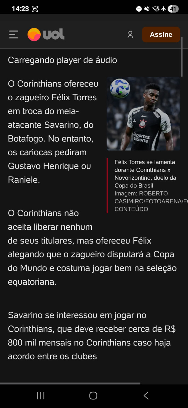 T� faltando interpreta��o de texto ai em