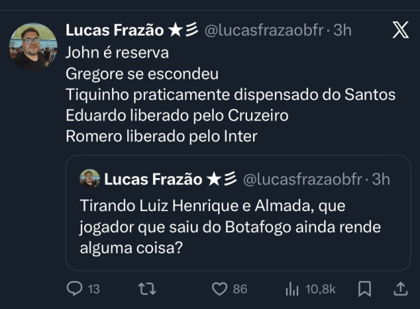 Motivo do Botafogo reduzir a pedida por savarino