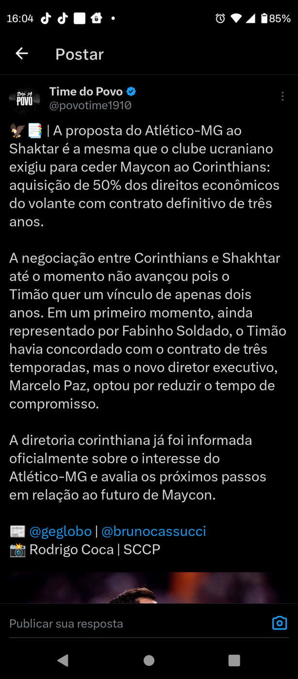 Marcelo Paz assumiu a negocia��o com o Shakhtar
