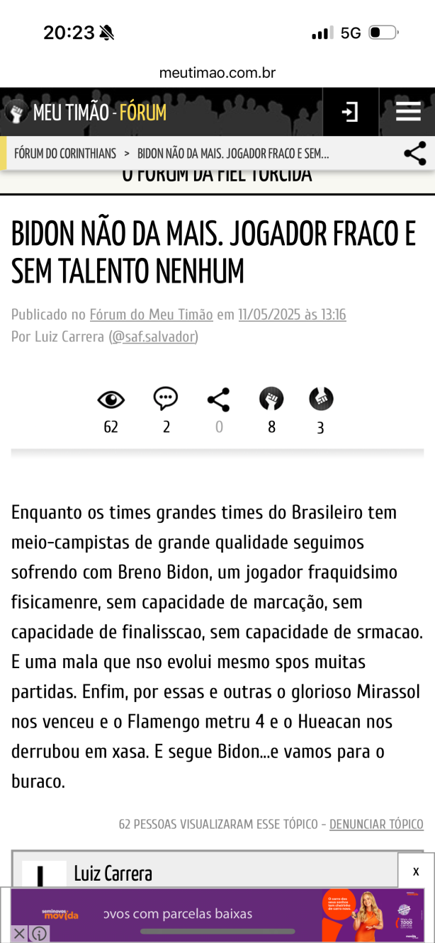 Olha como isso est� envelhecendo mal�