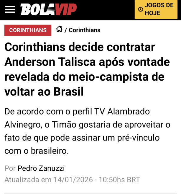 informa��o: Anderson Talisca
