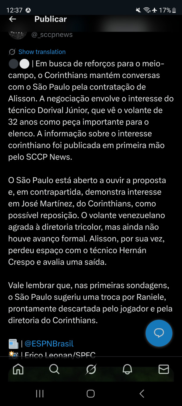 Not�cia de agora ...