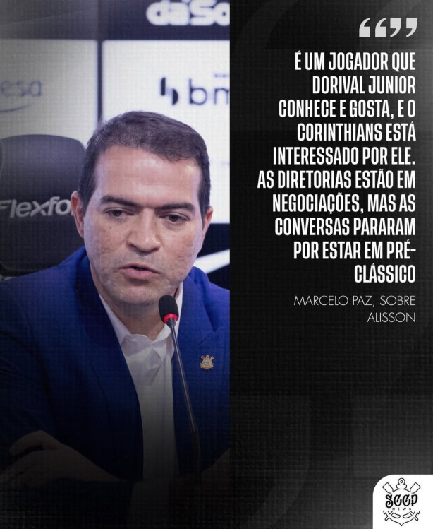 Marcelo paz, sobre Alisson Bagre