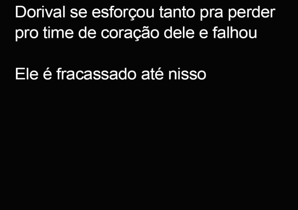 Resumo do Dorival hj