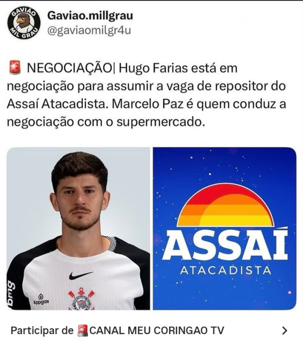 ##urgente## Hugo recebeu proposta!