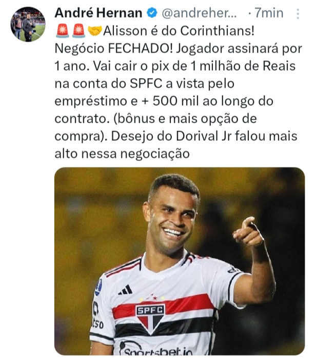 Not�cia ruim j� cedo