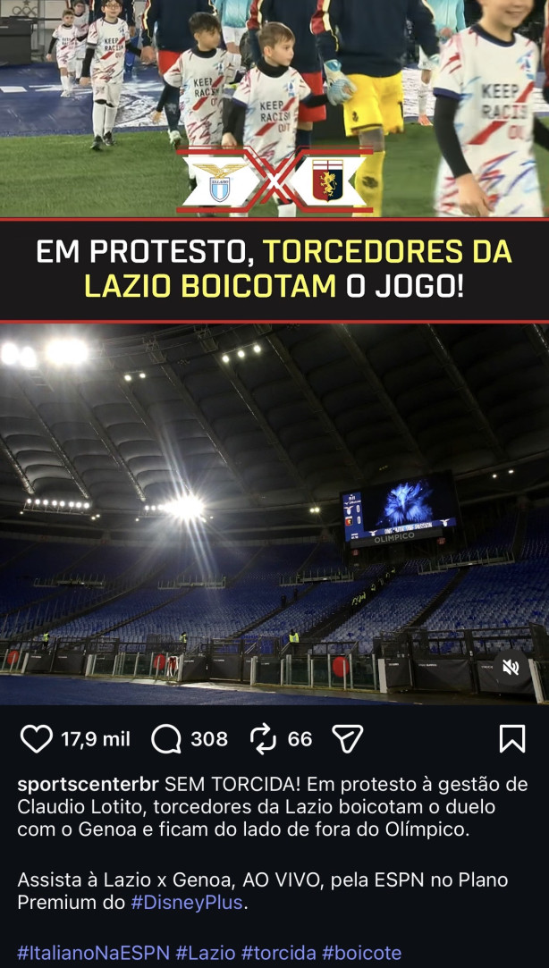 Enquanto isso l� na It�lia
