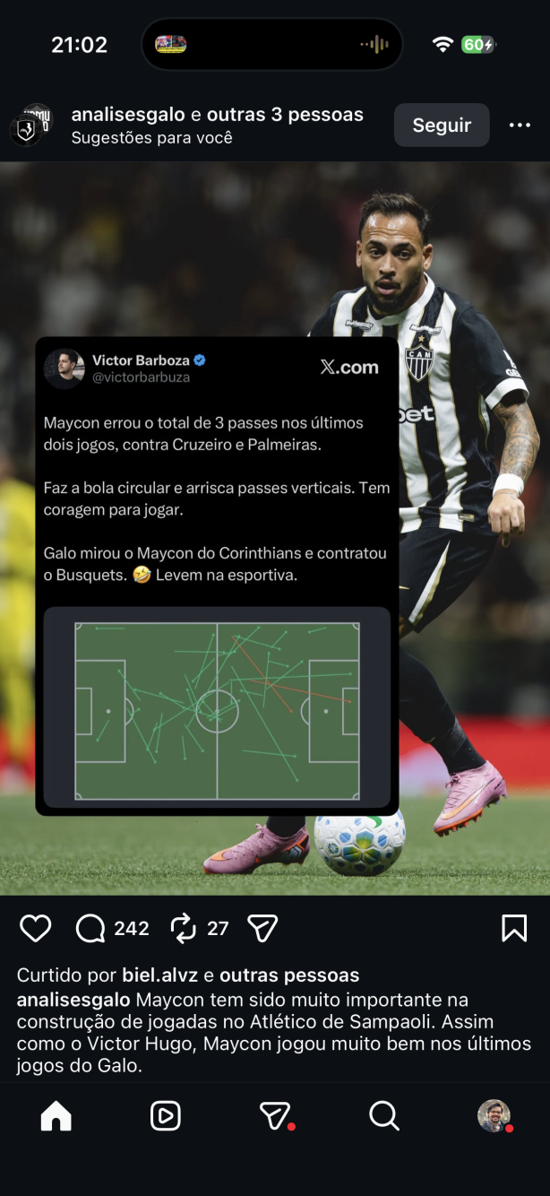 maycon virou o busquets