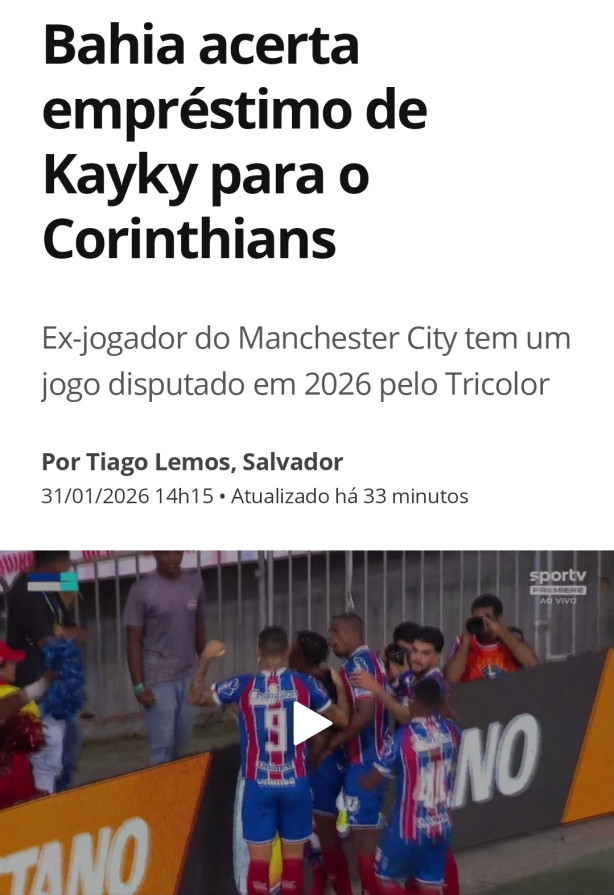E o Kayke? Contratou ou n�o?