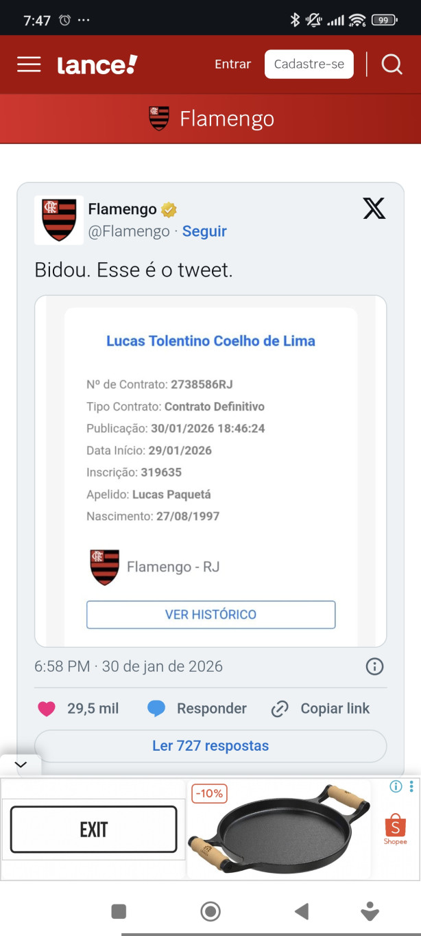 N�o era at� �s 18h?