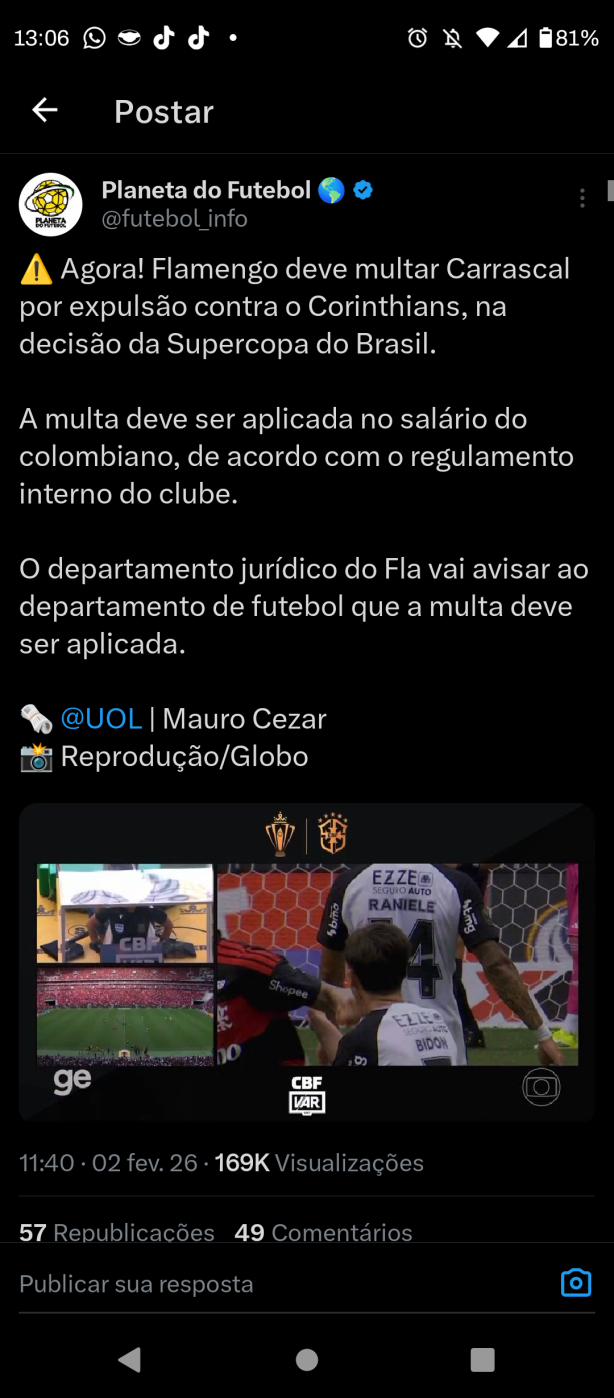 Diretoria do Flamengo mijou no Filipe Lu�s