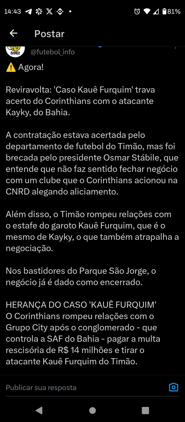 Osmar Stabile barra mais um neg�cio