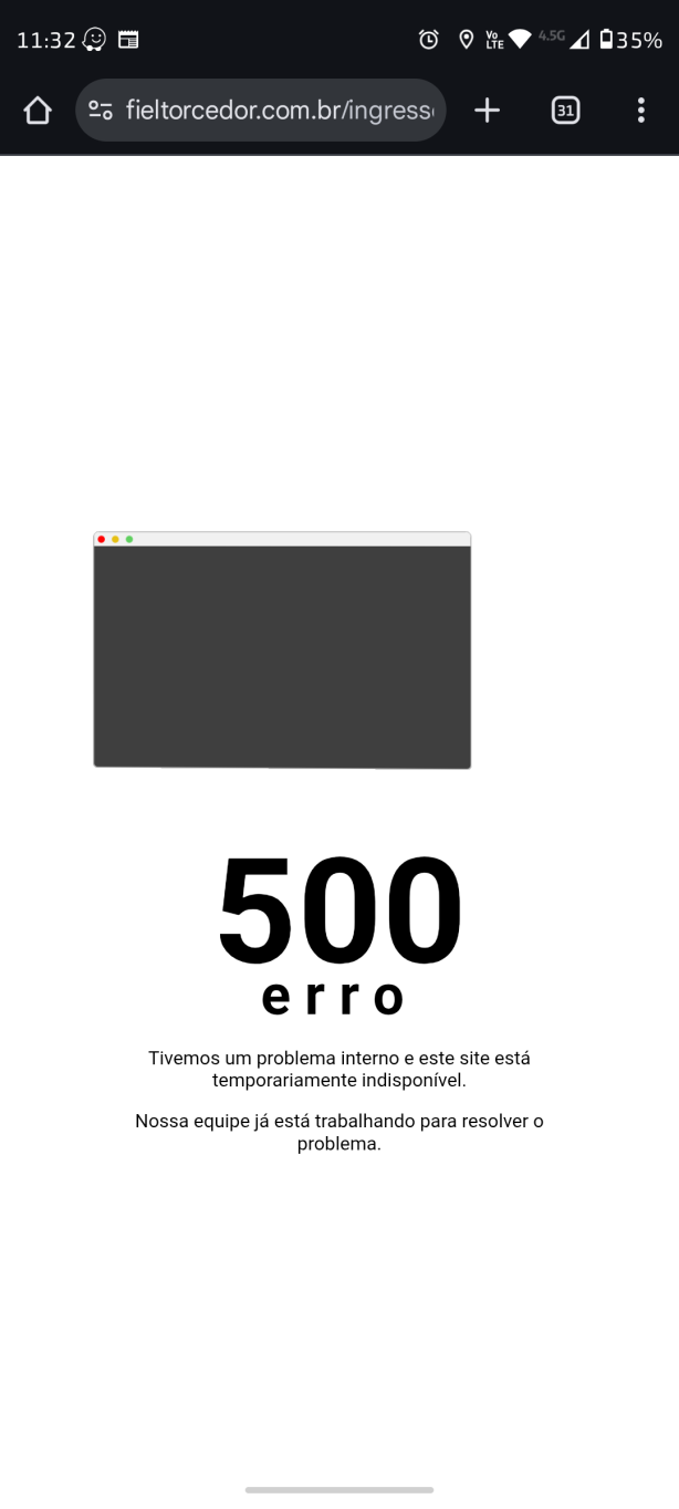 Problemas com ingresos de domingo
