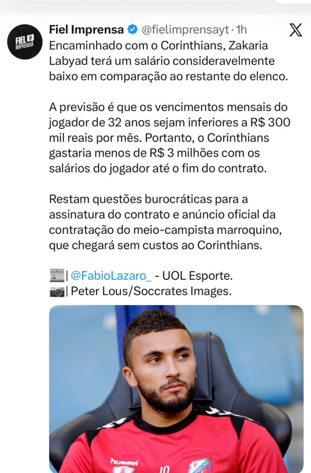Salario do Marroquino...