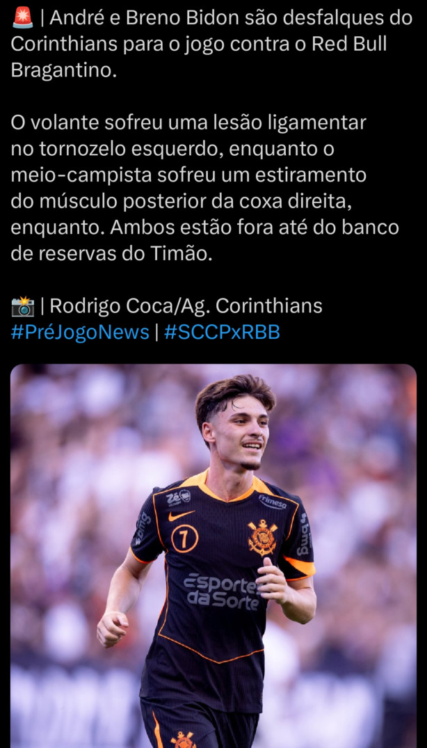 Andr� e Bidon lesionados