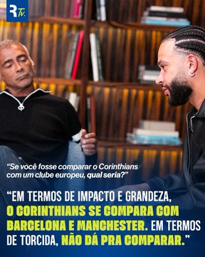 Memphis falou na entrevista com o Rom�rio: