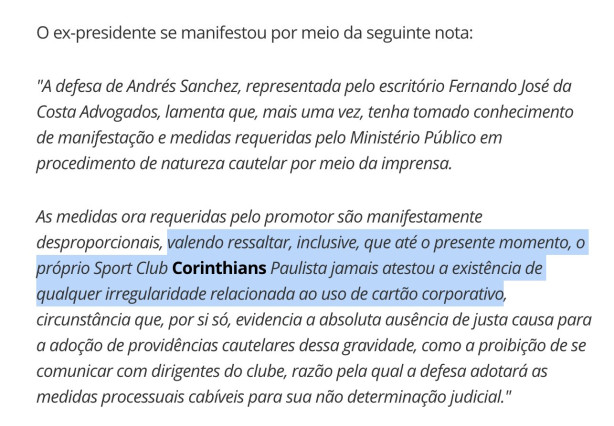 Defesa de Andr�s Sanchez e Osmar Stabile destroem, humilham e debocham do torcedor corinthiano