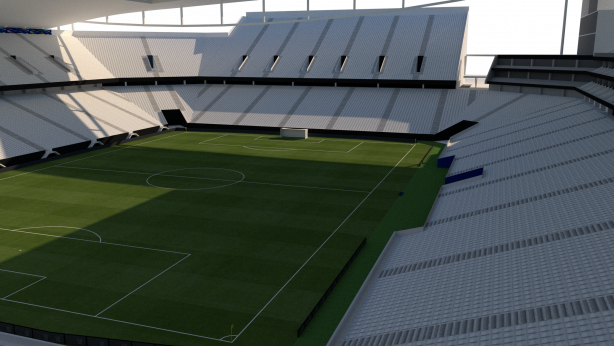A amplia��o definitiva da arena