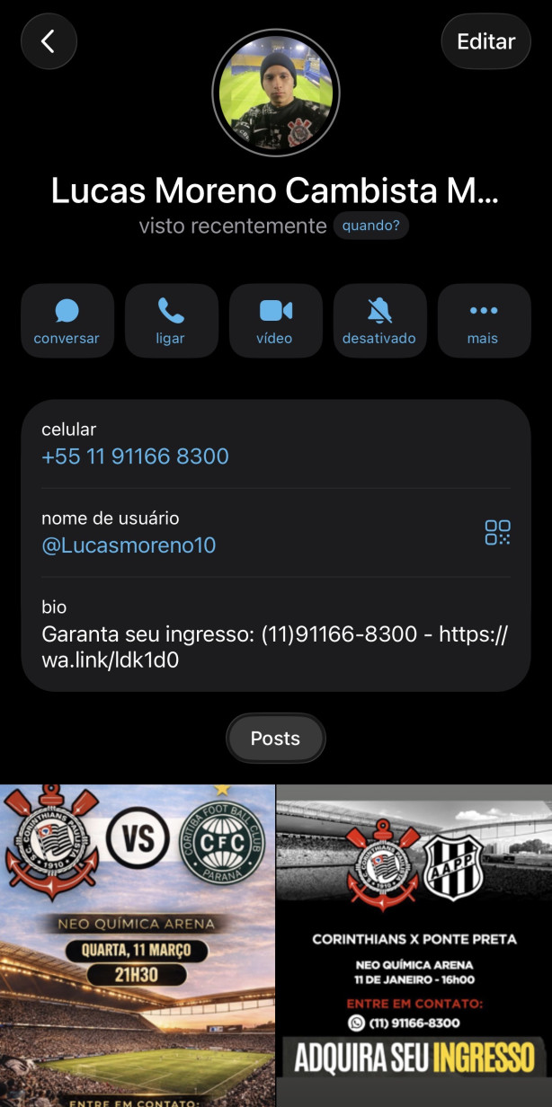 Esse � o cambista, pessoal. DENUNCIEM!