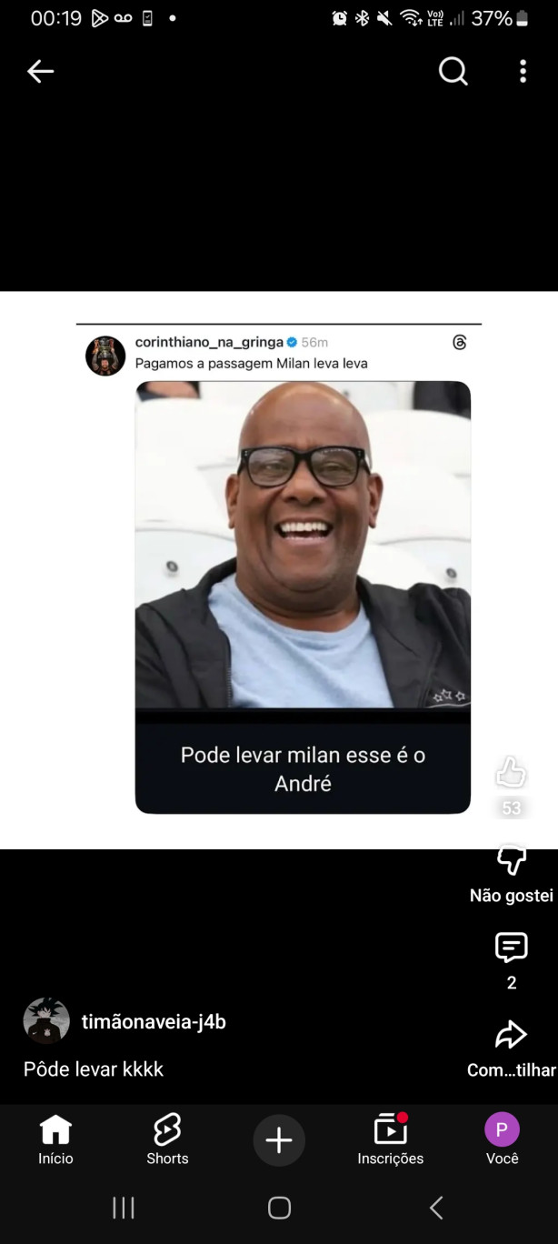 Pode levar Milan