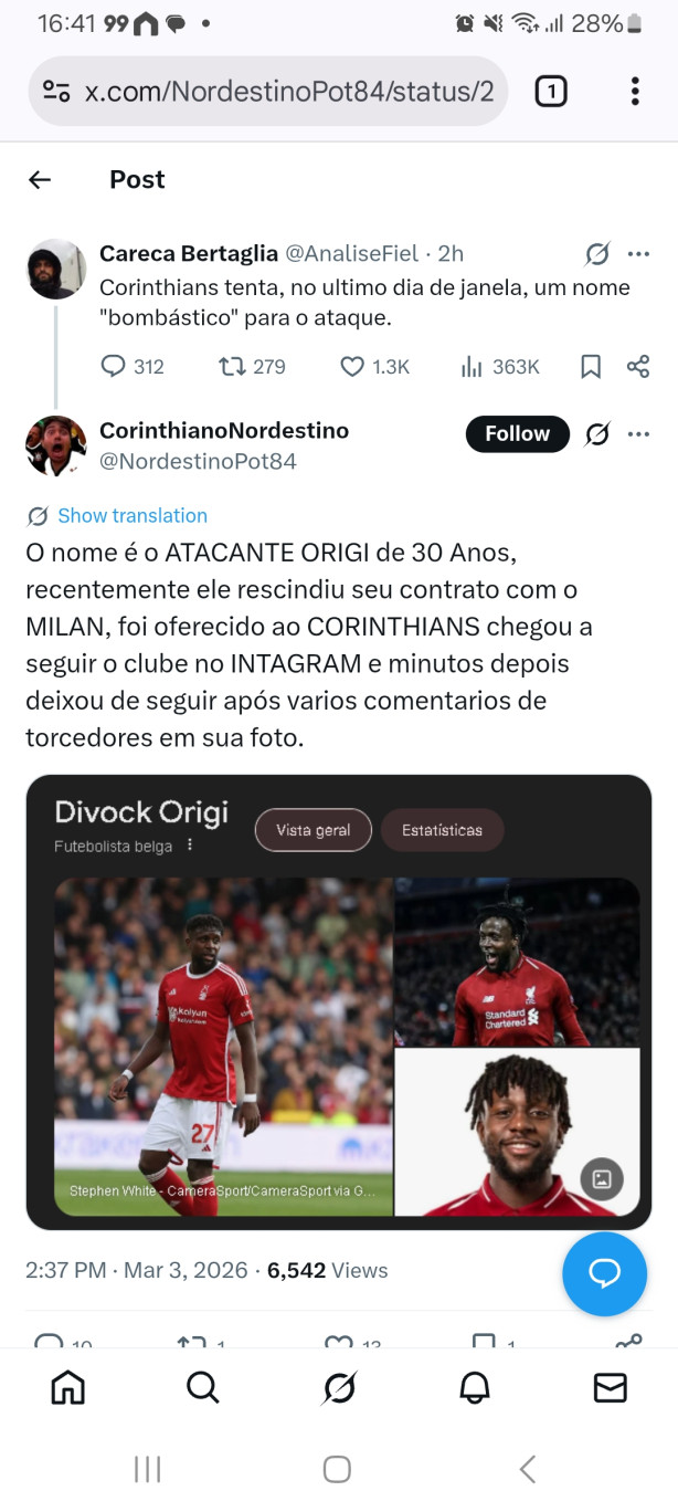Origi vem ai