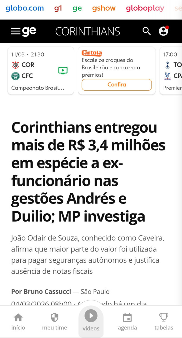 Onde tem a gest�o Andr�s Sanchez e Du�lio Monteiro envolvida, tem sujeira...