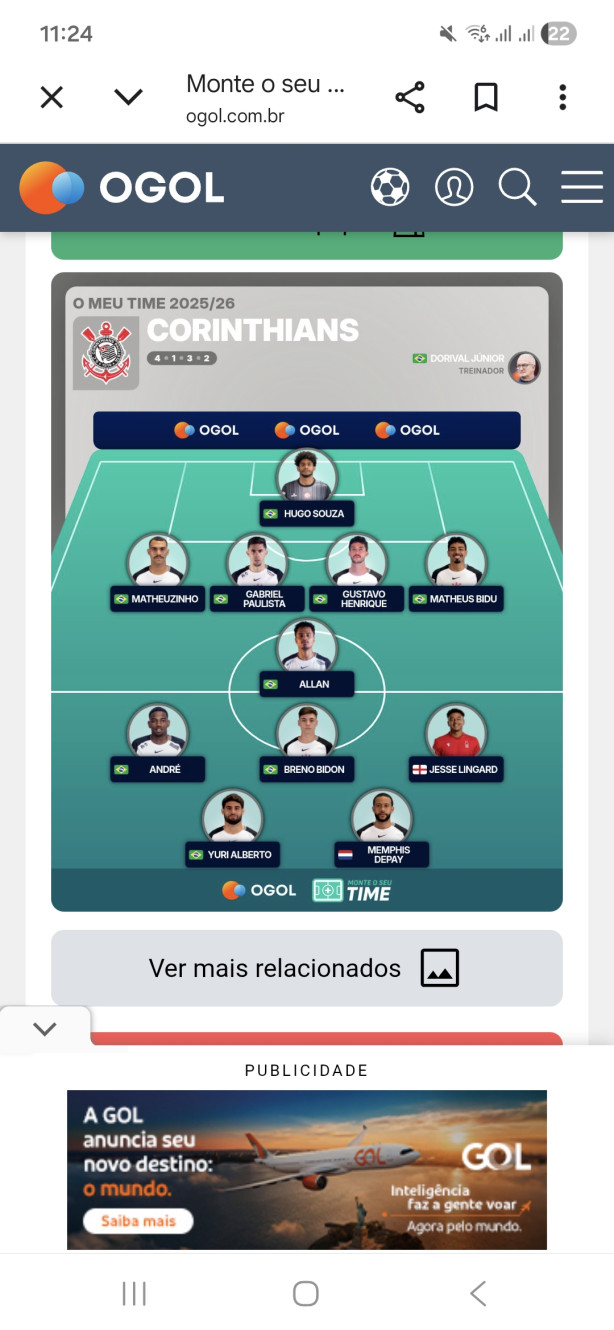 Minha escala��o com Lingard