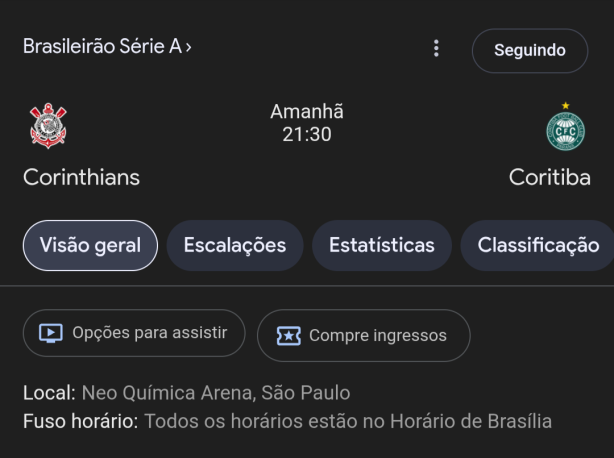 Amanh� temos muitos jogos...