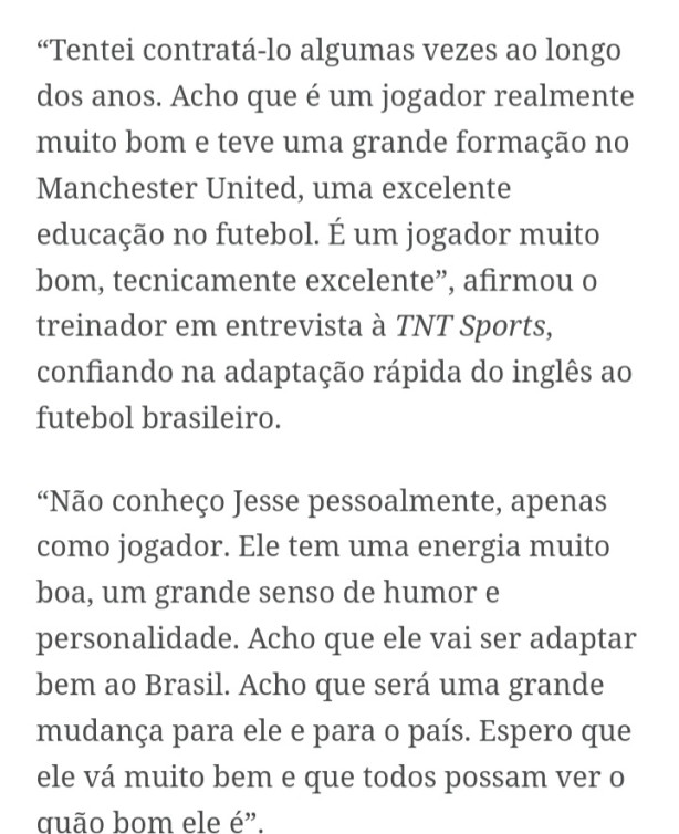 Treinador do Newcastle sobre o Lingard