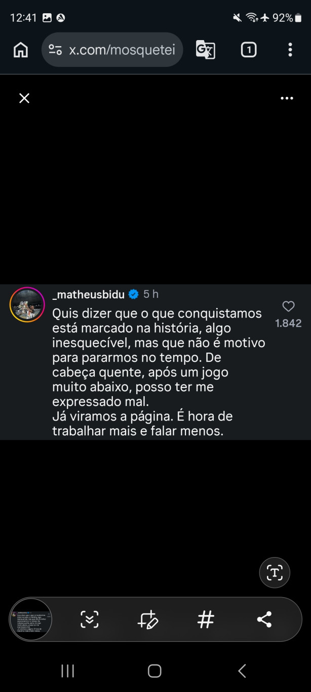 Bidu pede desculpa!