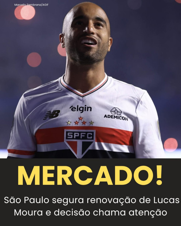 o Lucas ainda n�o renovou com o s�o paulo