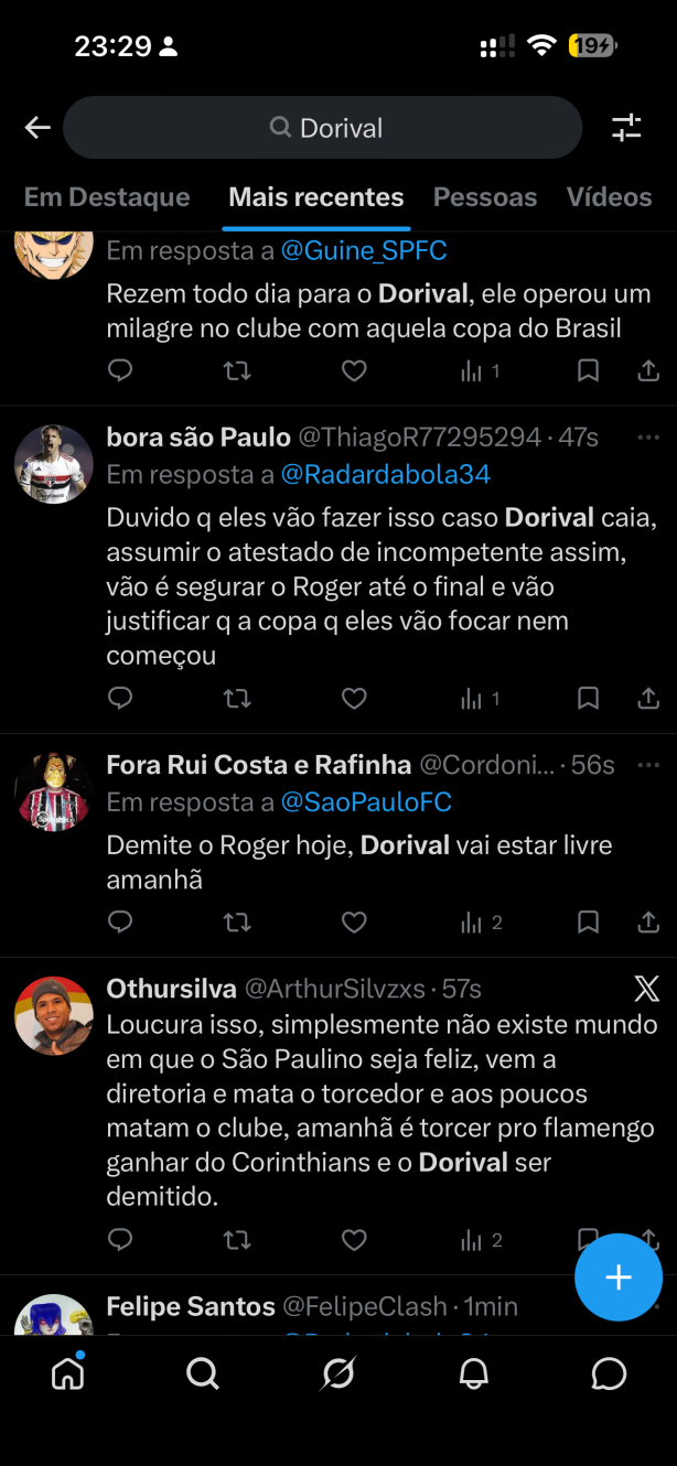 Tricoletes loucas pelo Dorival