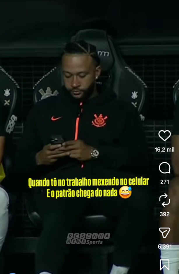 O cara t� cagando para o Corinthians, essa � a verdade.
