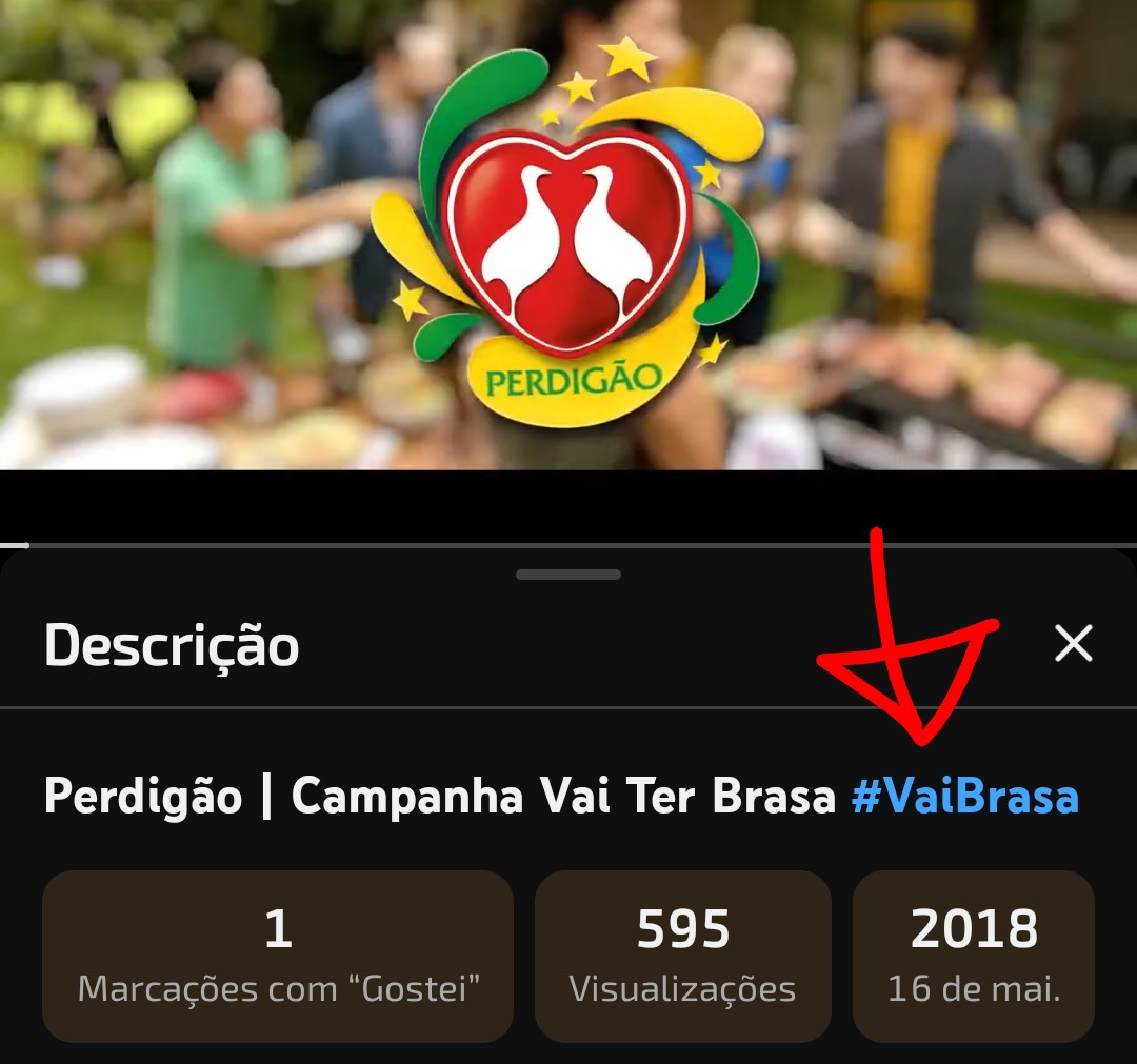 �nica vez que eu vi o tal "Vai Brasa" antes da pol�mica foi aqui: