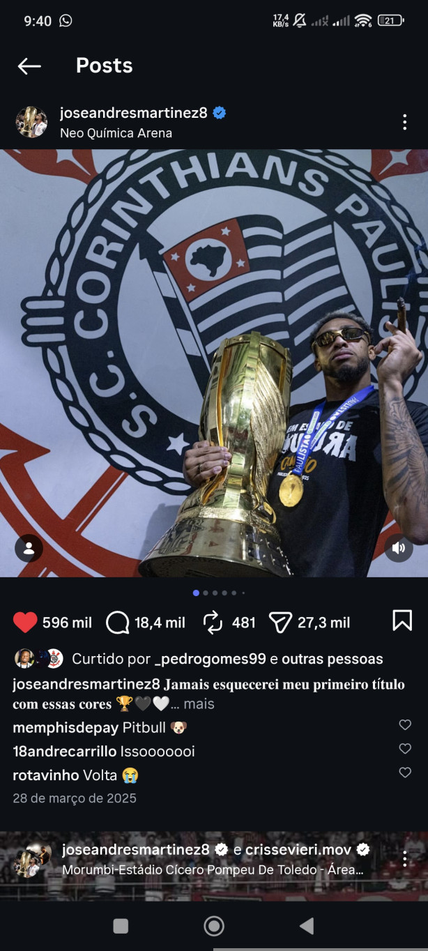 Volta 😢