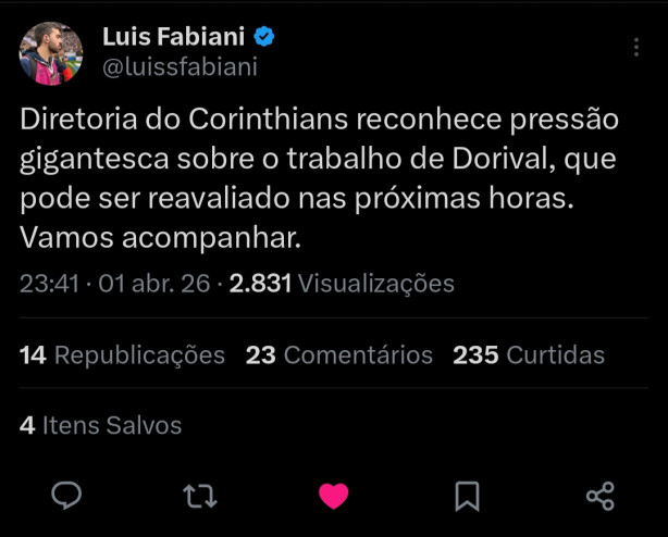 Not�cia do Lu�s Fabiani!
